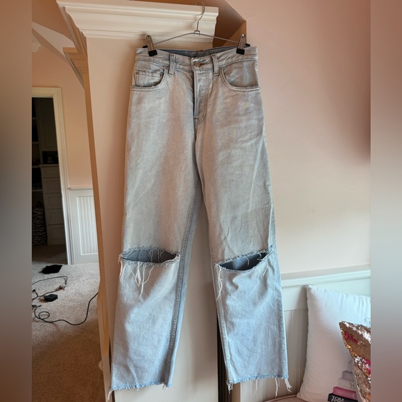 GRLFRND Bella Low Rise Boyfriend Jeans Color Echo Park Size 23 - Picture 2 of 7